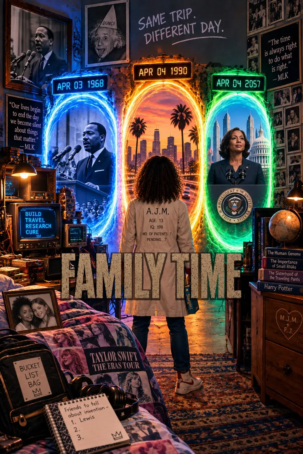 Key art for the screenplay Family Time