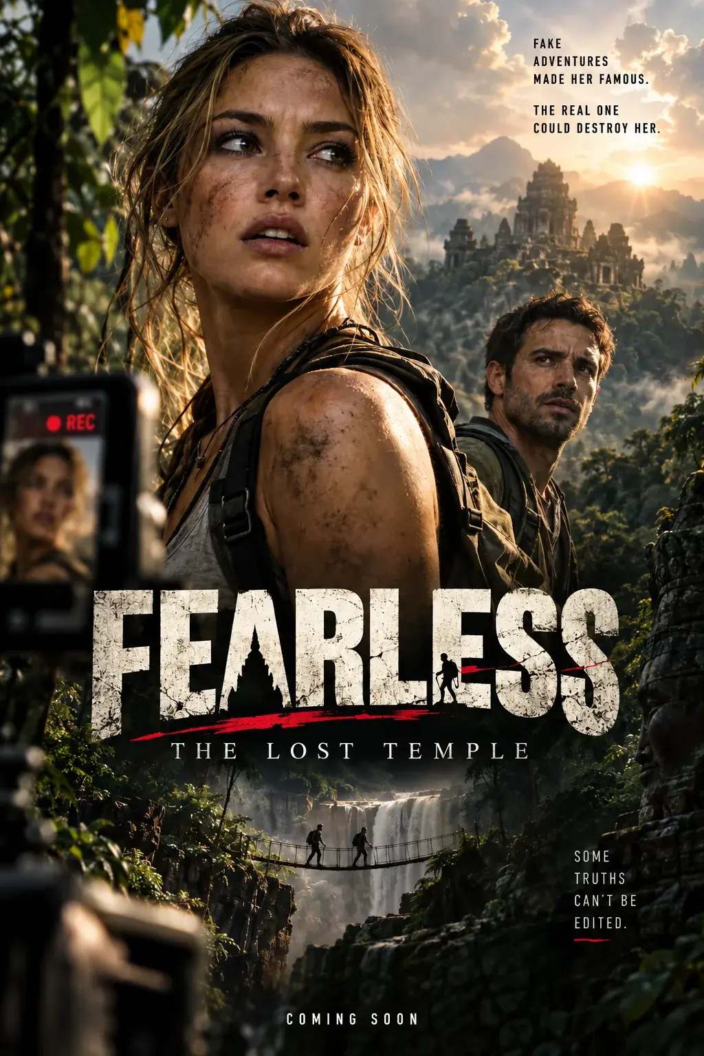 Key art for the screenplay FEARLESS: THE LOST TEMPLE