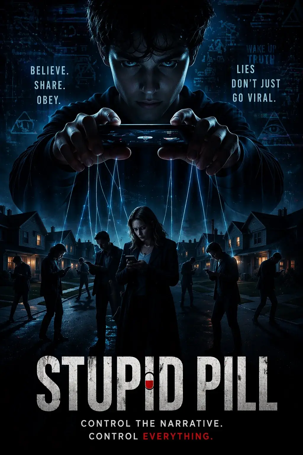Key art for the screenplay Stupid Pill