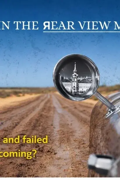 Key art for the screenplay Czech in the Rear View Mirror